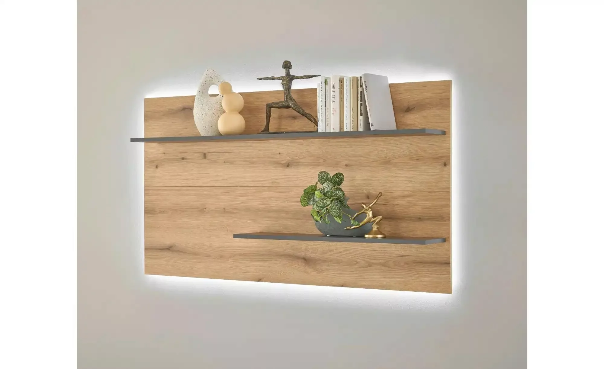 Wandboard ¦ holzfarben ¦ Maße (cm): B: 150 H: 80 Regale > Wandboards - Höff günstig online kaufen