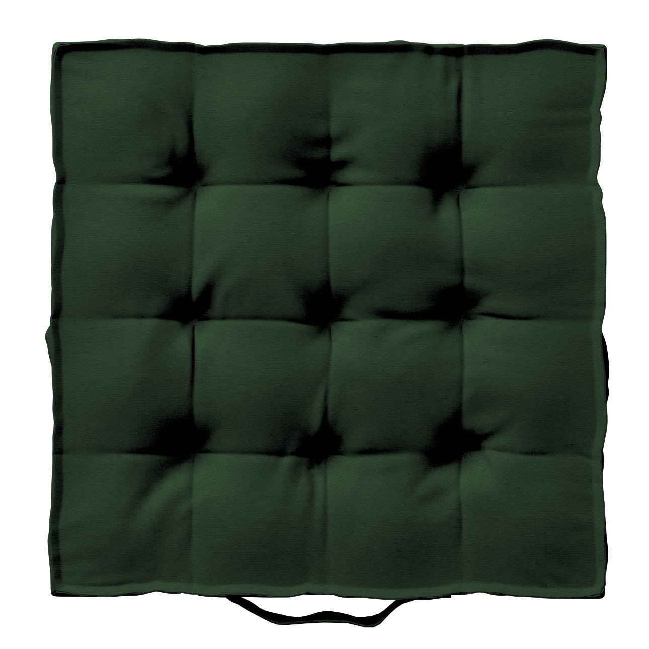 Sitzkissen Jacob mit Handgriff, dunkelgrün, 40 x 40 x 6 cm, Quadro (144-33) günstig online kaufen