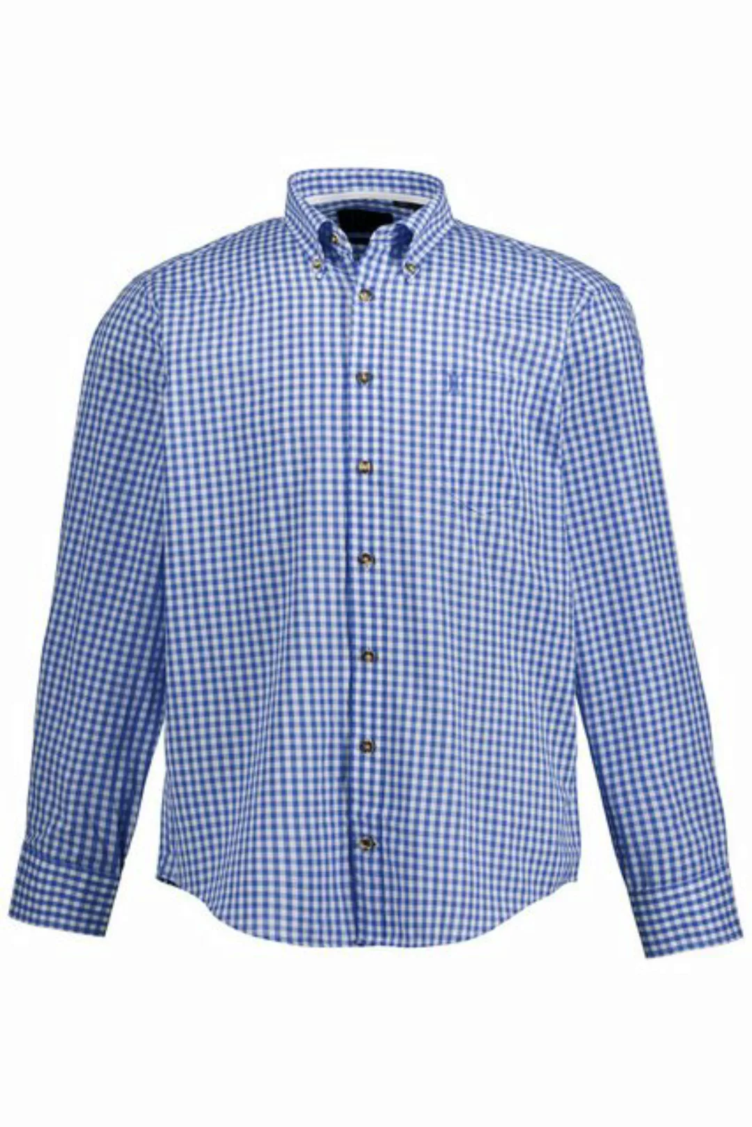 JP1880 Businesshemd Karohemd Trachten Langarm Buttondown-Kragen günstig online kaufen