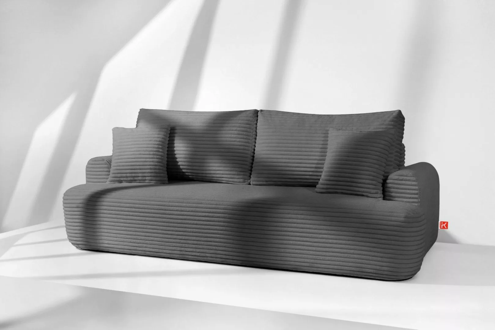 Konsimo 3-Sitzer Schlafsofa ELPHO 3-Personen, mit Schlaffunktion, aus breit günstig online kaufen