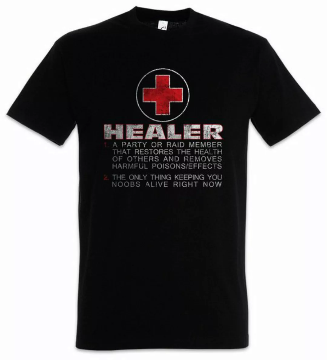 Urban Backwoods Print-Shirt Healer Role Herren T-Shirt Gamer Games Gaming V günstig online kaufen