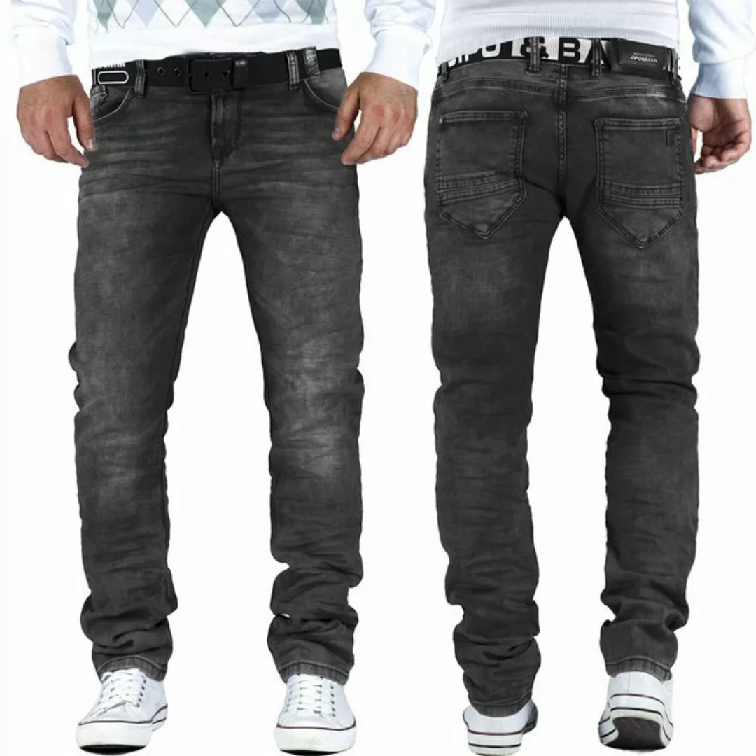 Cipo & Baxx 5-Pocket-Jeans Cipo & Baxx Herren Jeans CD374 anthracite W38/L3 günstig online kaufen