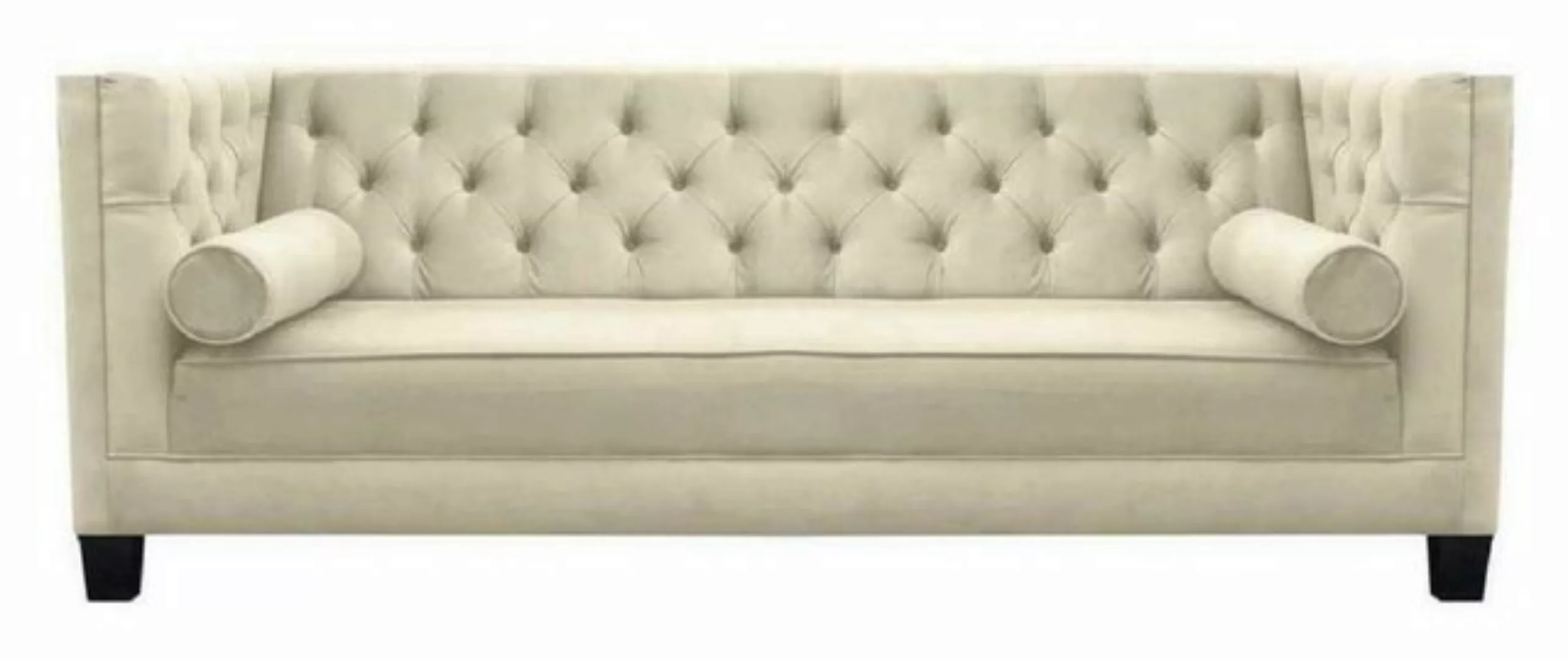 JVmoebel Sofa Design Couchen Polster Sofa Sofas Chesterfield Rosa Dreisitze günstig online kaufen