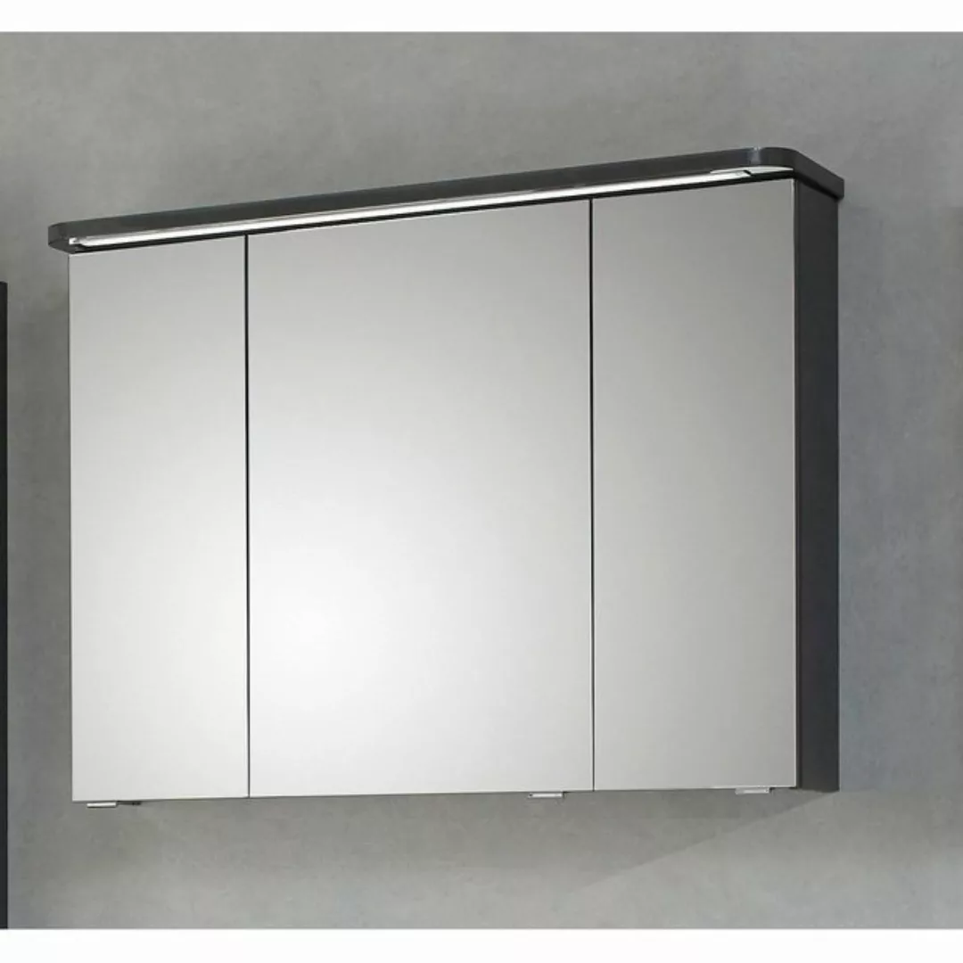 Badmöbel Spiegelschrank mit Korpus in Steingrau lackiert FES-4005-66 inkl. günstig online kaufen