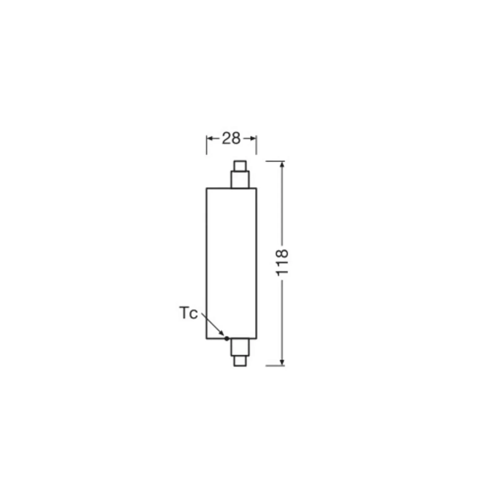 OSRAM LED-Leuchtmittel Stab R7s 20W 3.000K 300° günstig online kaufen