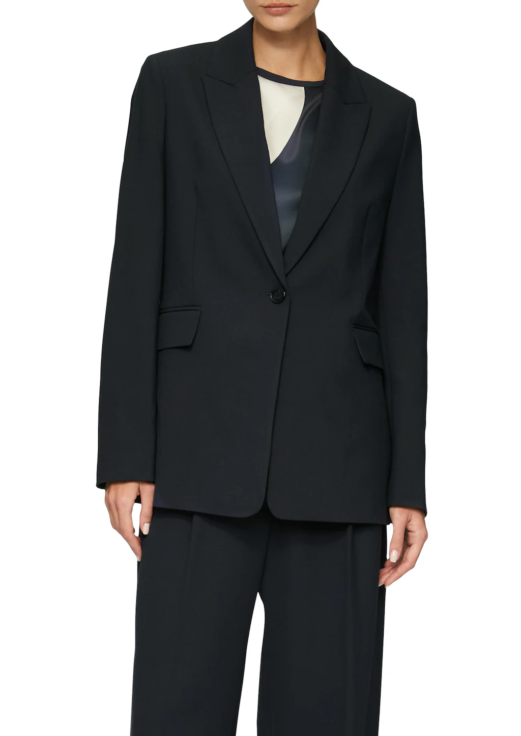 s.Oliver BLACK LABEL Longblazer, im eleganten Look günstig online kaufen