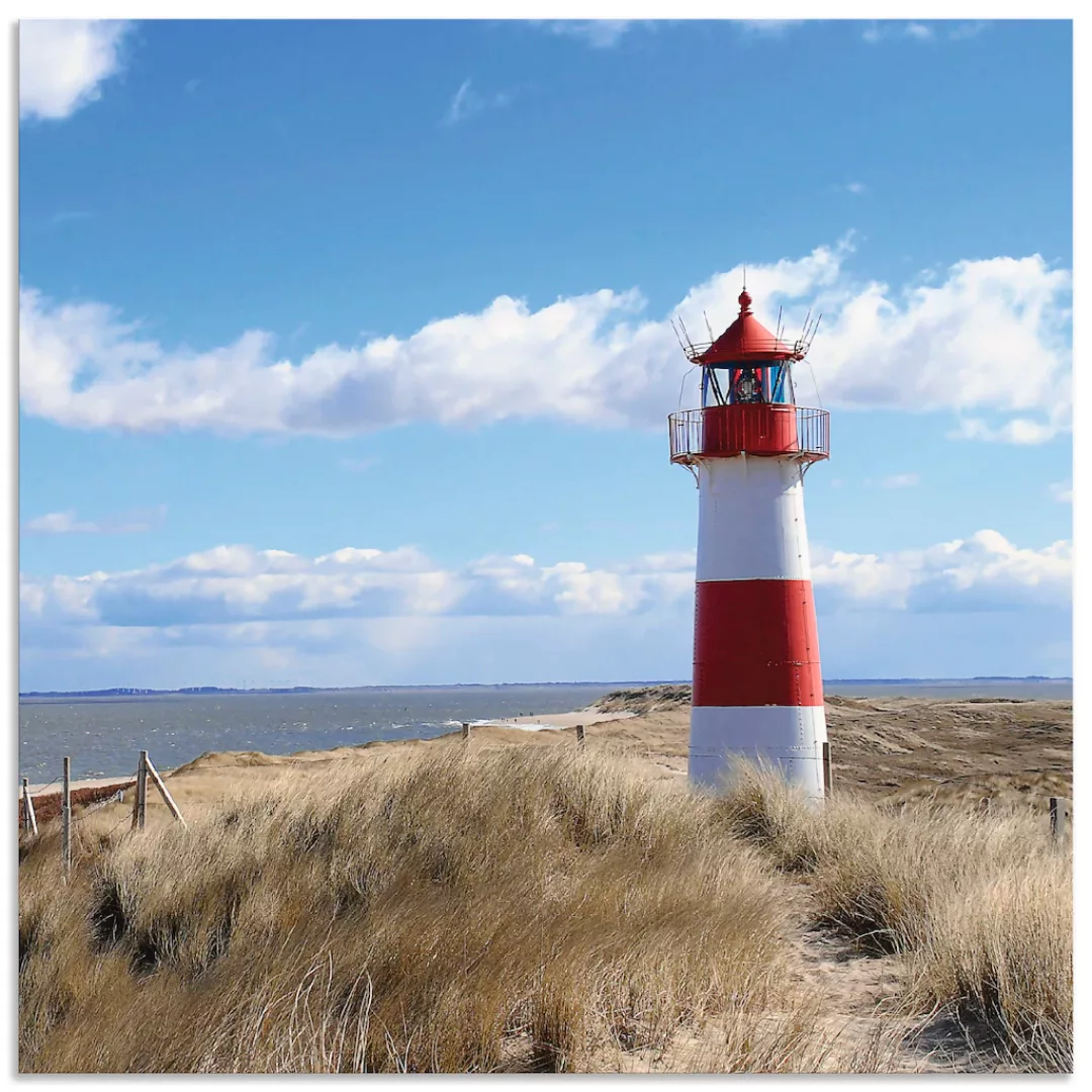 Artland Küchenrückwand "Leuchtturm Sylt", (1 tlg.), Alu Spritzschutz mit Kl günstig online kaufen