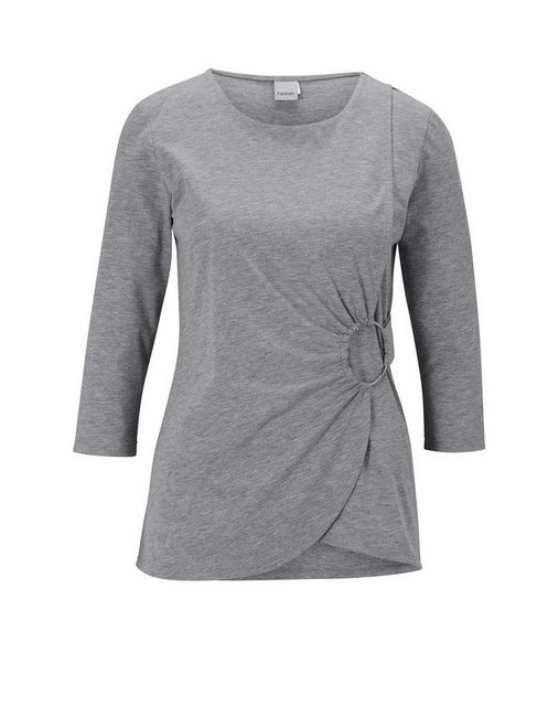 heine T-Shirt HEINE Damen Jerseyshirt, grau-melange günstig online kaufen