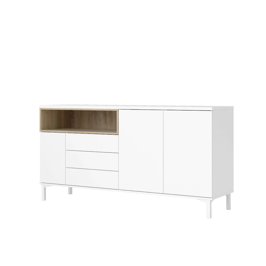 Home affaire Sideboard "Roommers, Anrichte, Kommode, Stauraum", 3 Türen, 3 günstig online kaufen