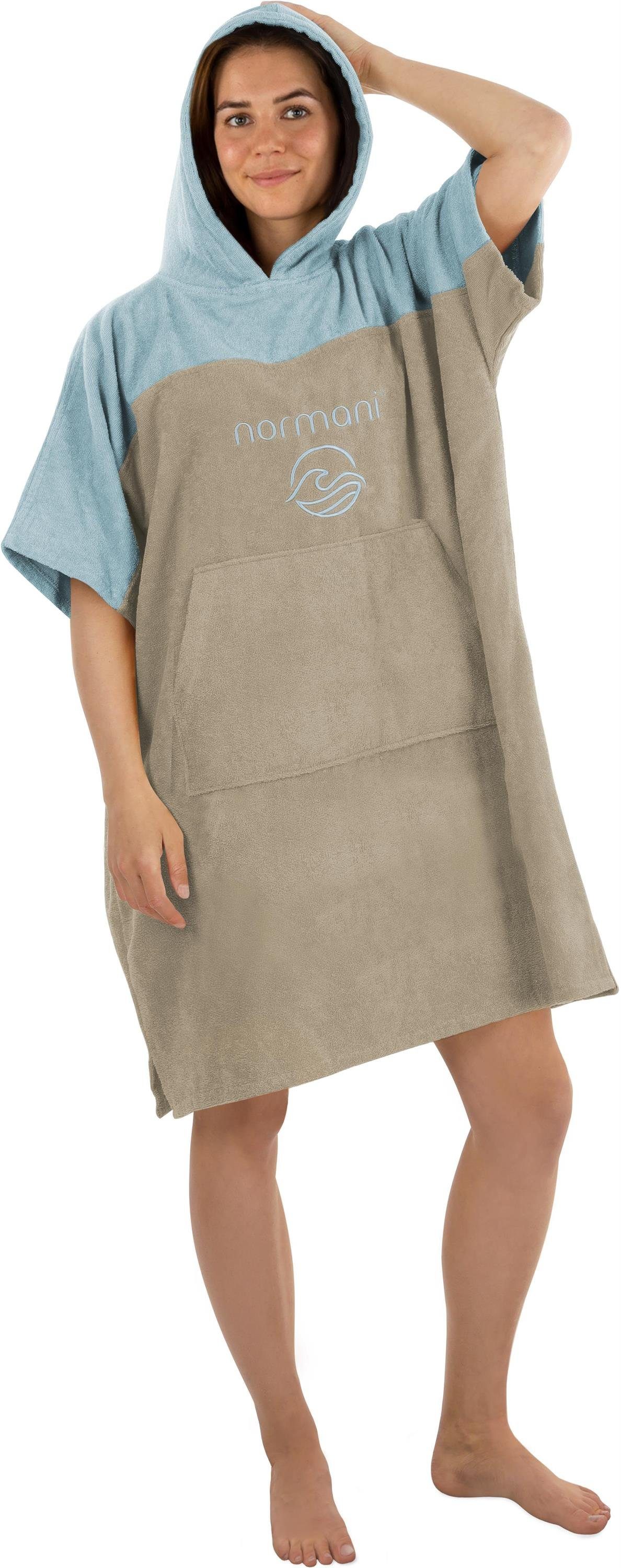 normani Badeponcho Surfer Poncho Kuta, Bio-Baumwolle, günstig online kaufen