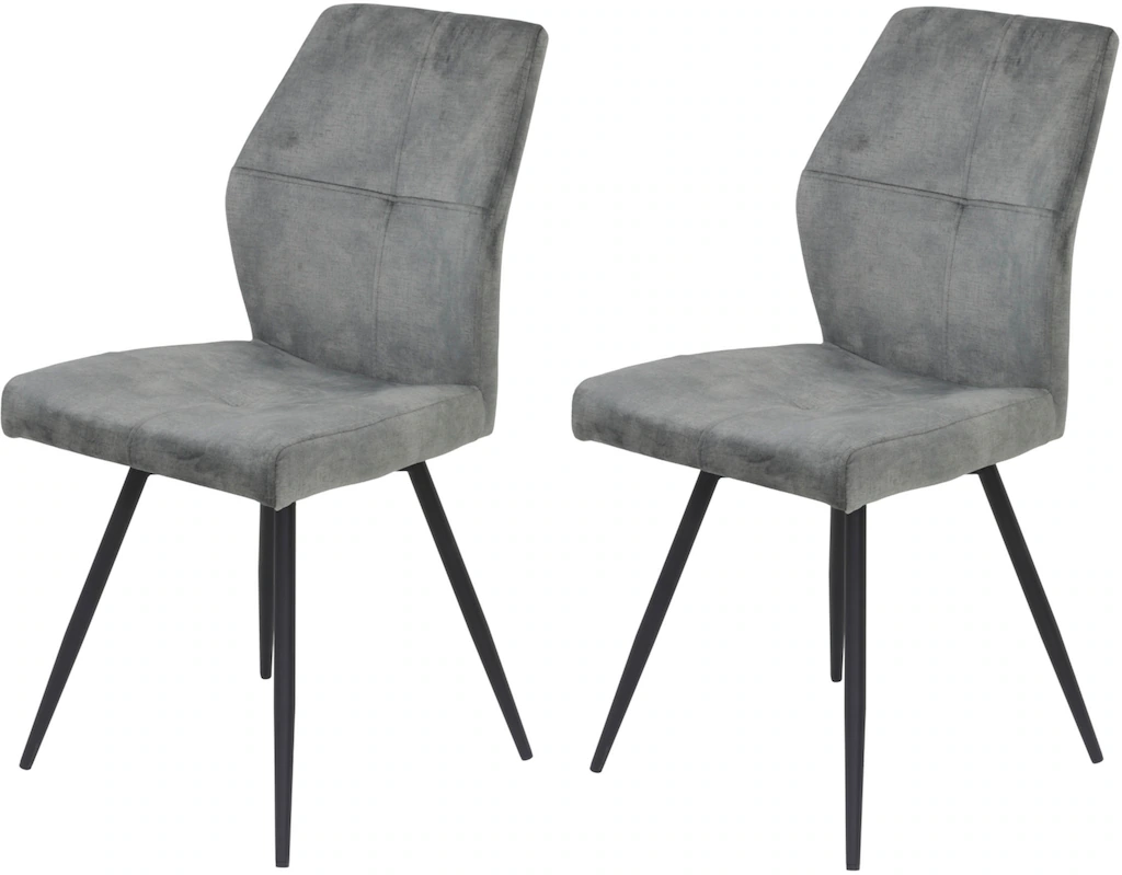 HELA 4-Fußstuhl "ALLY", (Set), 2 St., Microfaser VINTAGE-Polyester, 4-Fuß, günstig online kaufen