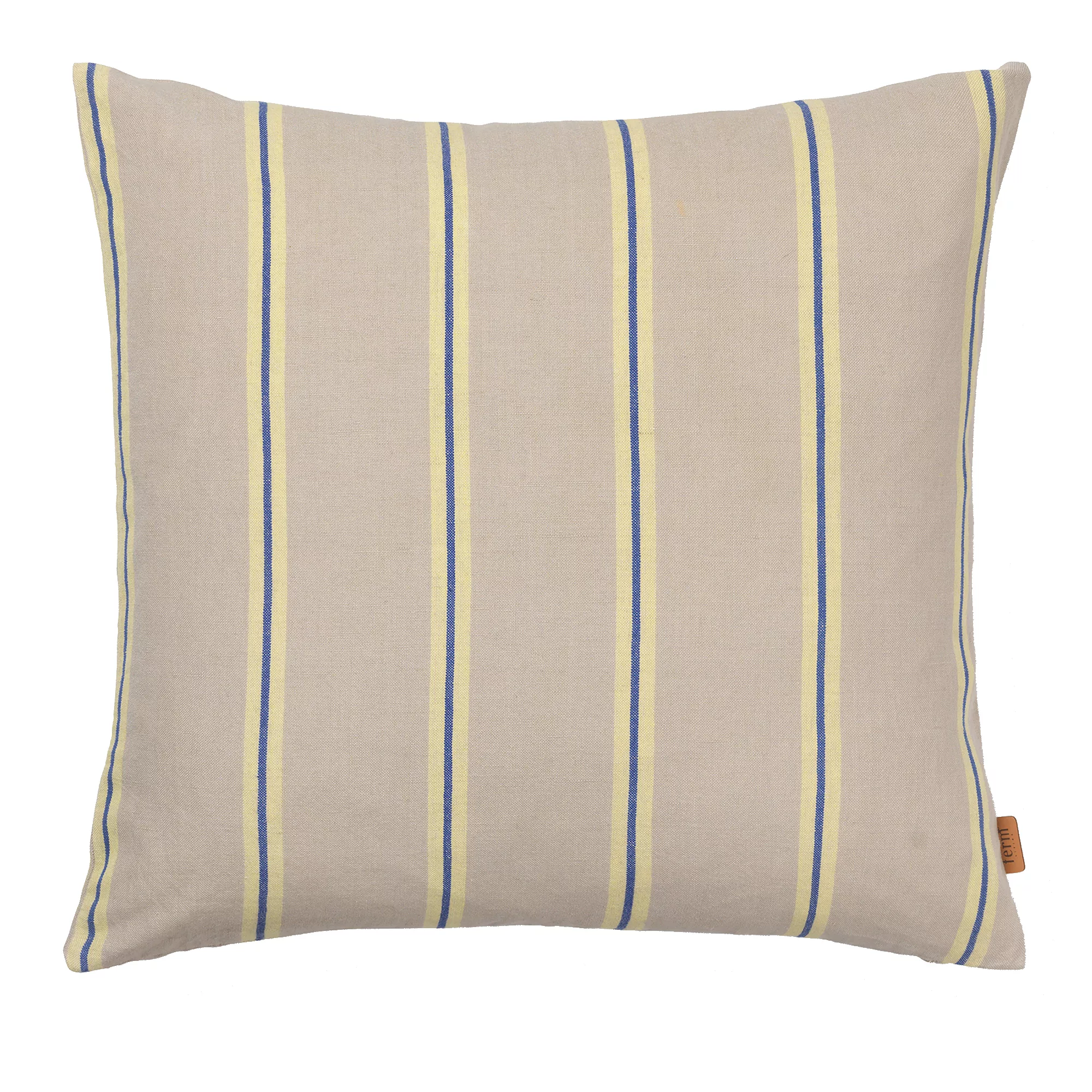 Kissen Grand textil beige / Leinen & Baumwolle 50 x 50 cm - Ferm Living - B günstig online kaufen