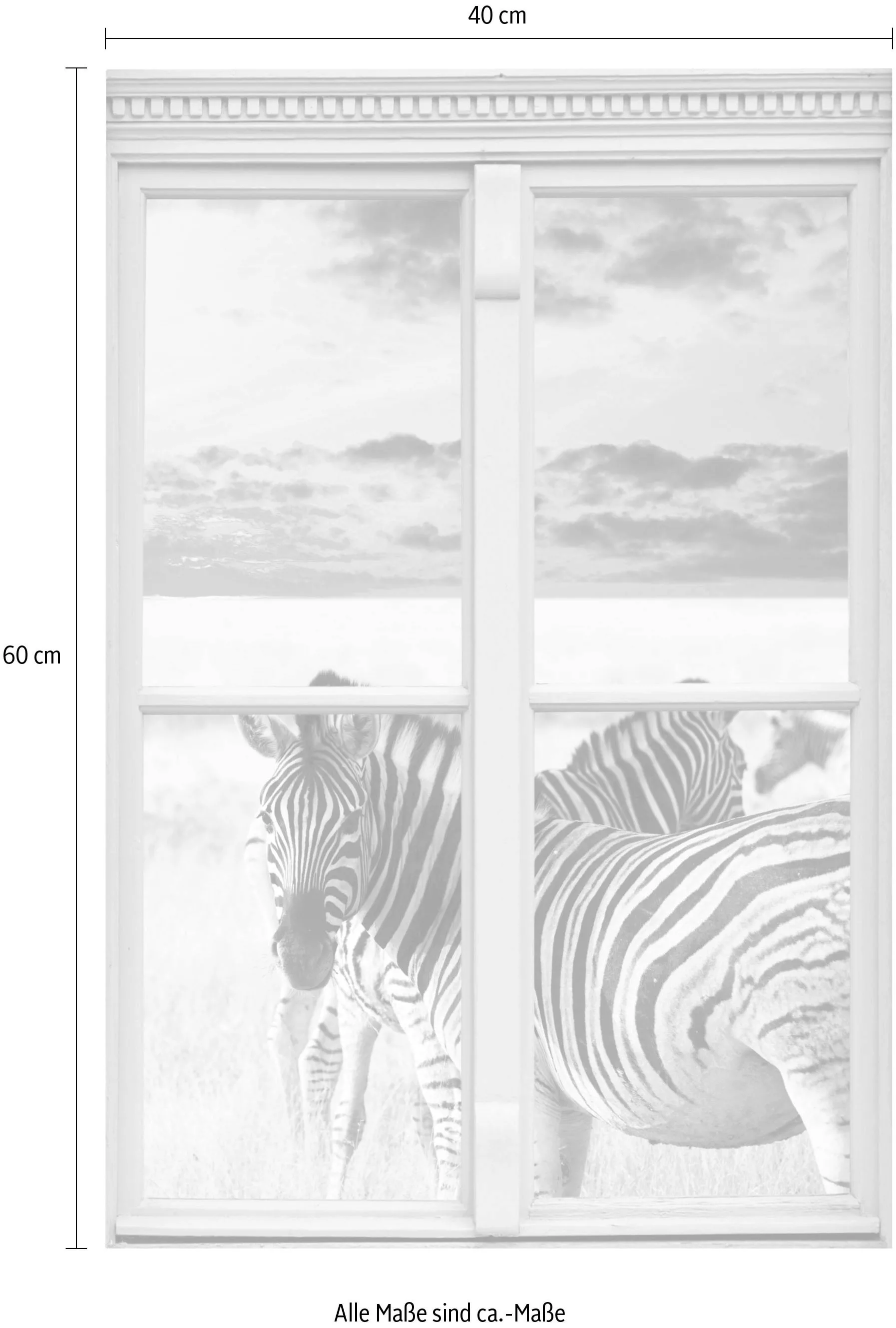 queence Wandsticker "Zebras" günstig online kaufen
