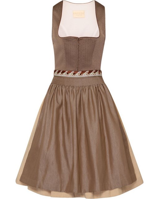 KRÜGER COLLECTION Dirndl Midi Dirndl mit Struktur günstig online kaufen