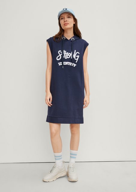 comma casual identity Minikleid Sweatkleid mit gesticktem Schriftzug Sticke günstig online kaufen