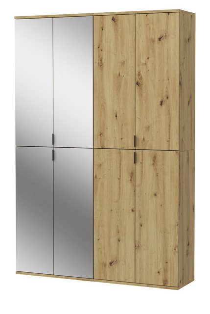 Inn.Furn Kleiderschrank Line-Up (in Artisan Eiche, 122 x 193 cm) 4 Spiegelt günstig online kaufen