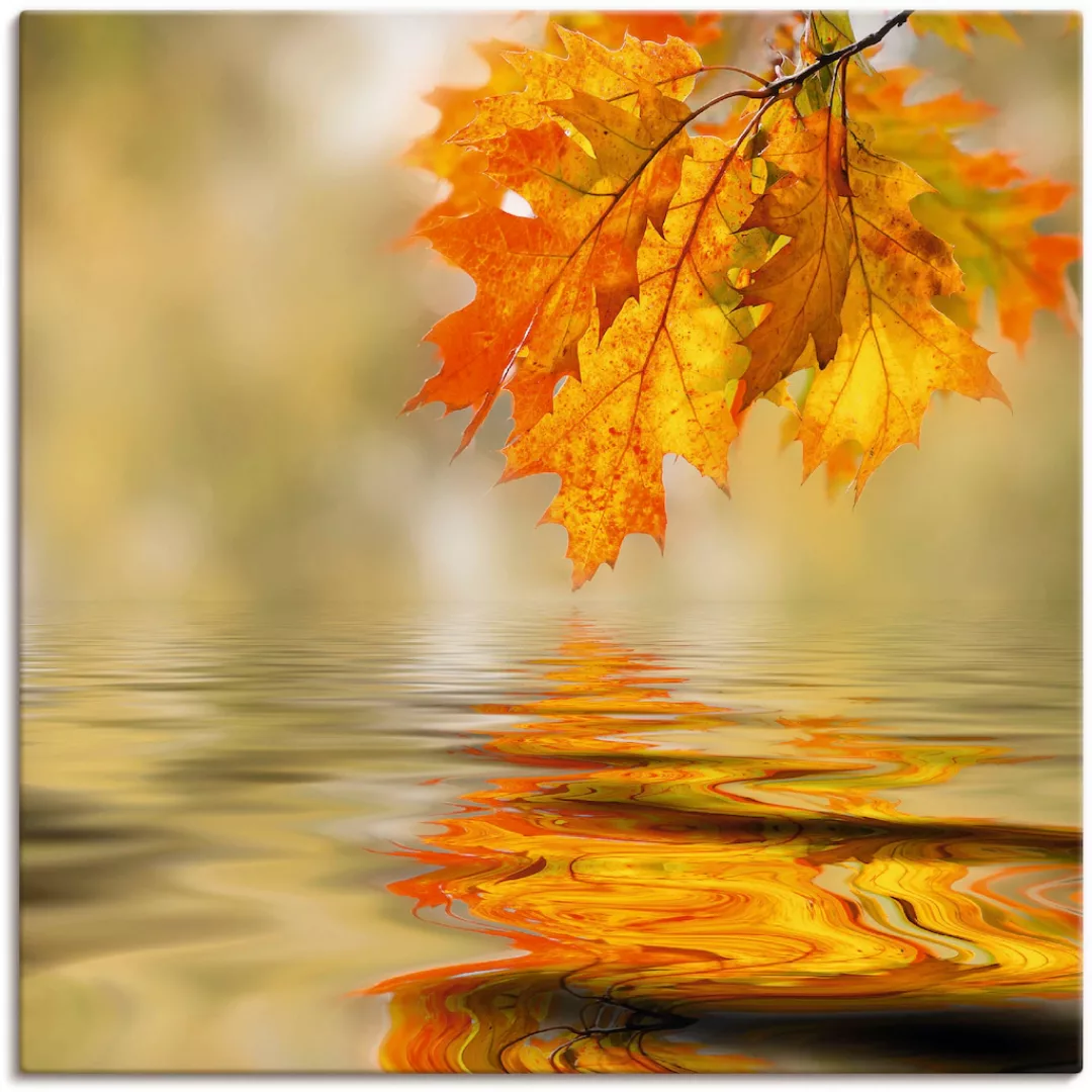 Artland Wandbild "Herbstblatt", Blätter, (1 St.) günstig online kaufen