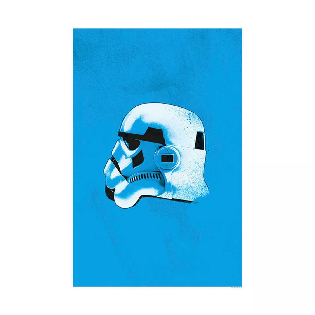 KOMAR Wandbild - Star Wars Classic Helmets Stormtrooper - Größe: 50 x 70 cm günstig online kaufen