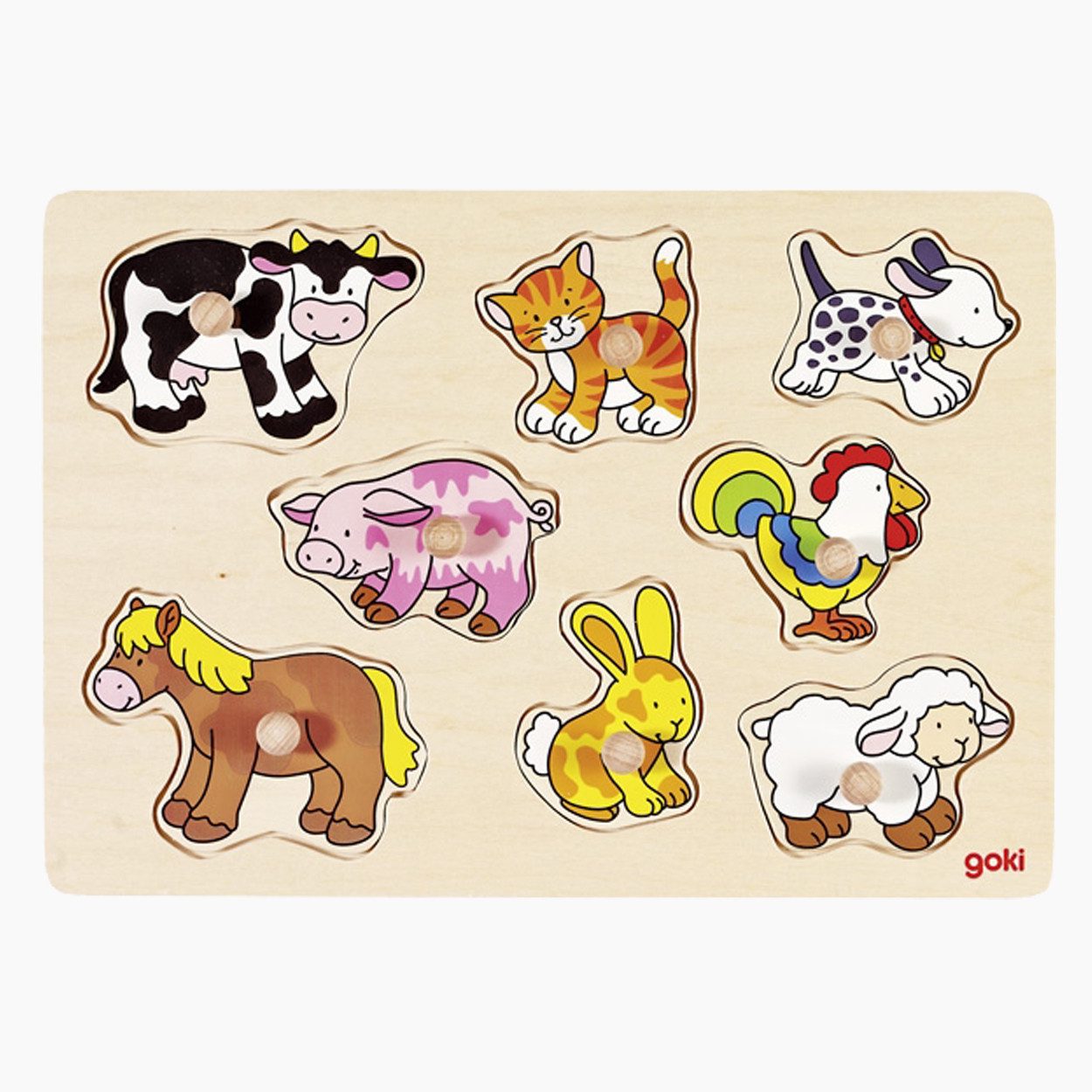 goki Steckpuzzle Steckpuzzle Bauernhof VII, 8 günstig online kaufen