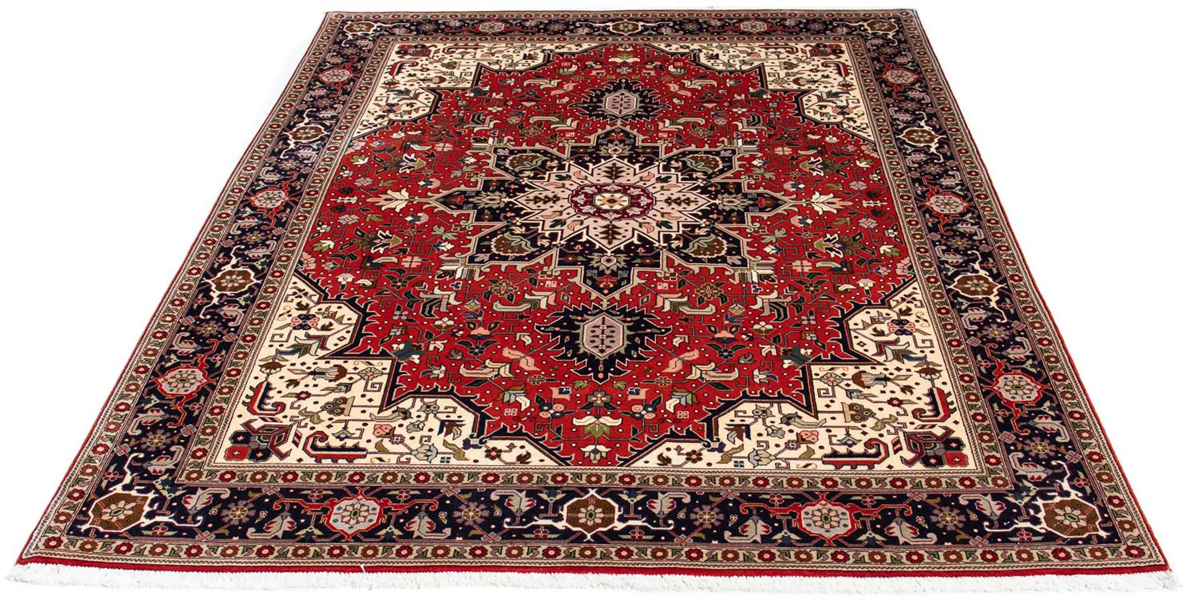 morgenland Orientteppich »Perser - Täbriz - Royal - 205 x 152 cm - dunkelro günstig online kaufen