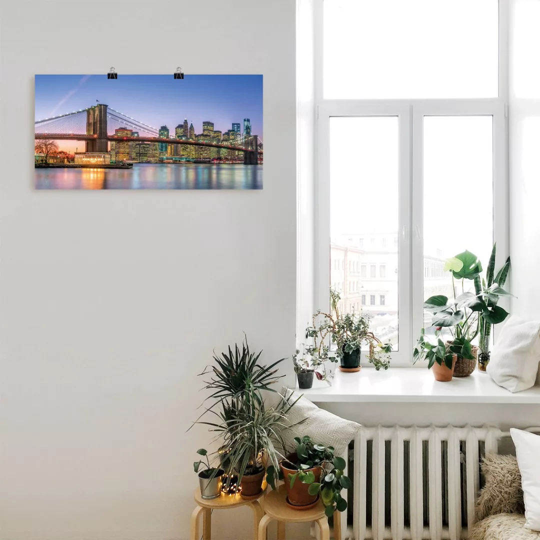 Artland Wandbild "Skyline New York City", New York, (1 St.), als Alubild, O günstig online kaufen