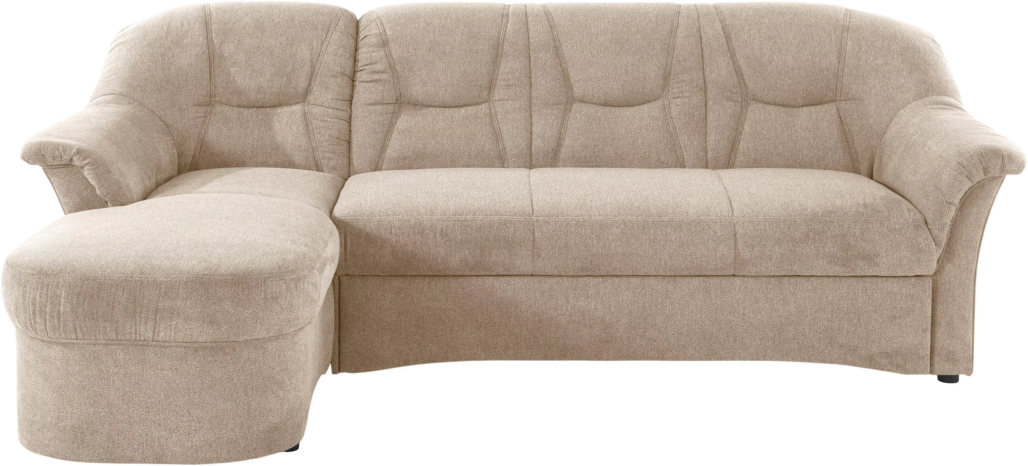 DOMO collection Ecksofa »Sarafina zeitlos und komfortabel, optional mit Fed günstig online kaufen