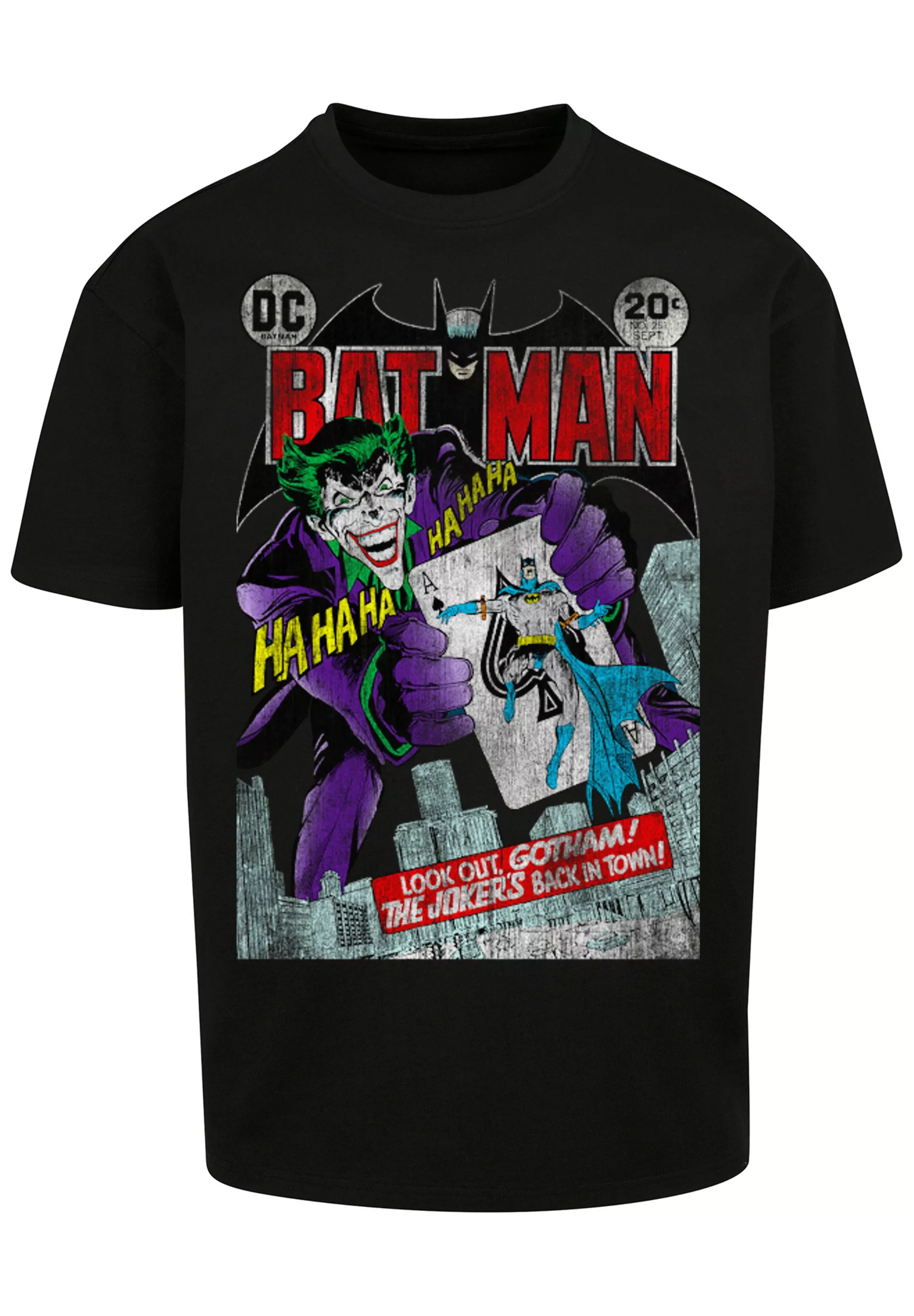 F4NT4STIC T-Shirt "Batman Joker Playing Card Cover", Print günstig online kaufen