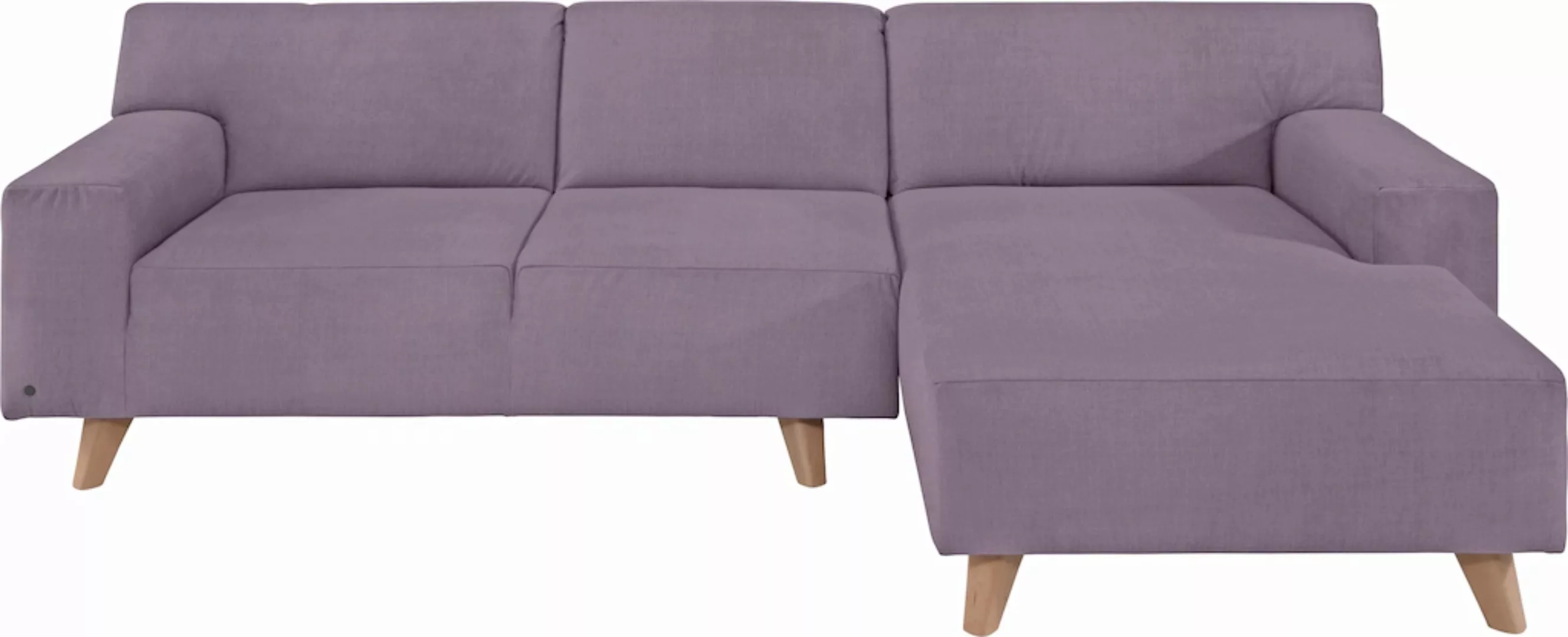 TOM TAILOR HOME Ecksofa »NORDIC PURE«, mit Recamiere, im Retrolook, Füße Bu günstig online kaufen