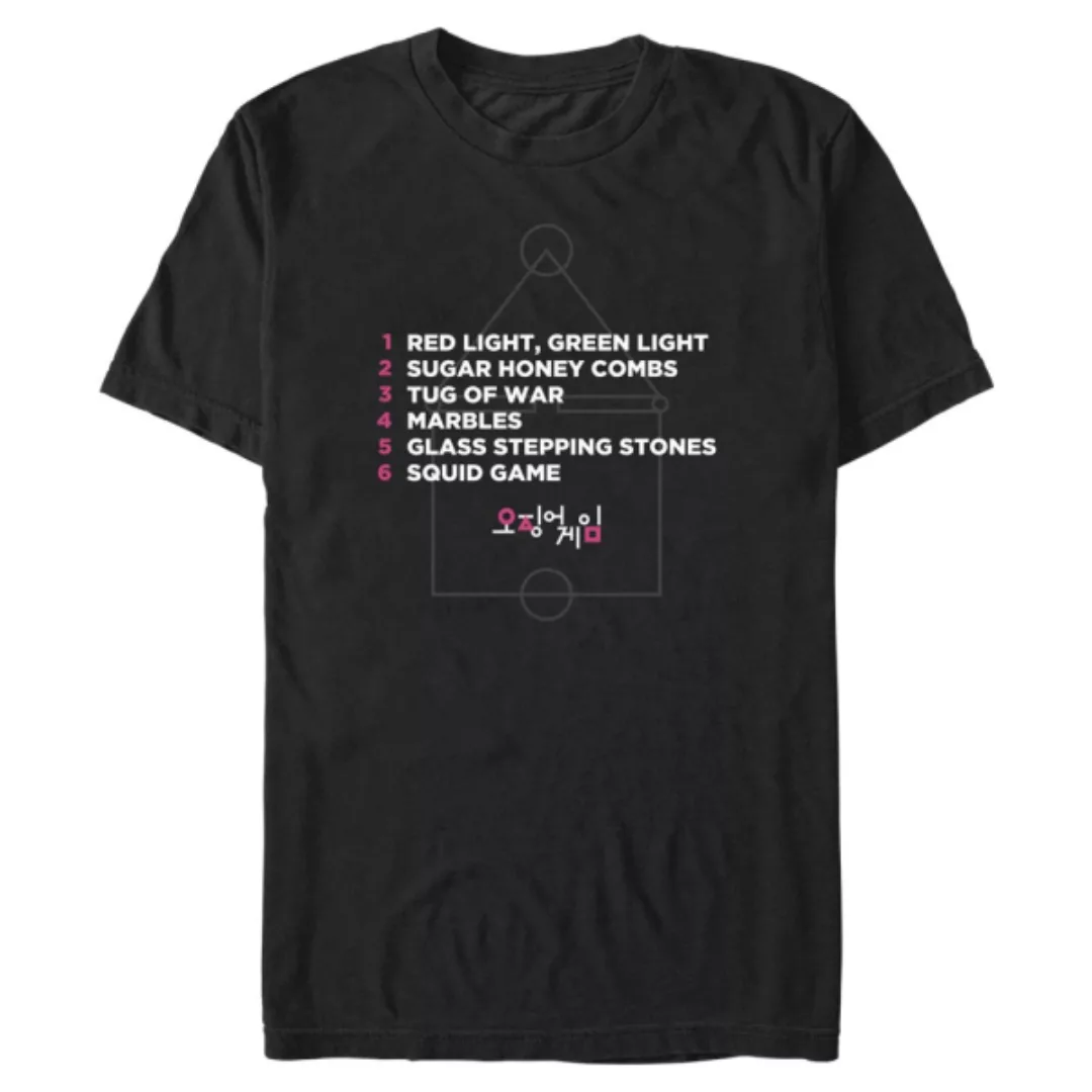 Netflix - Squid Game - Text Games List - Männer T-Shirt günstig online kaufen