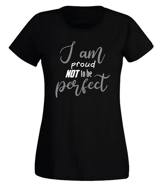 G-graphics T-Shirt Damen T-Shirt - I am proud not to be perfect Slim-fit-Sh günstig online kaufen