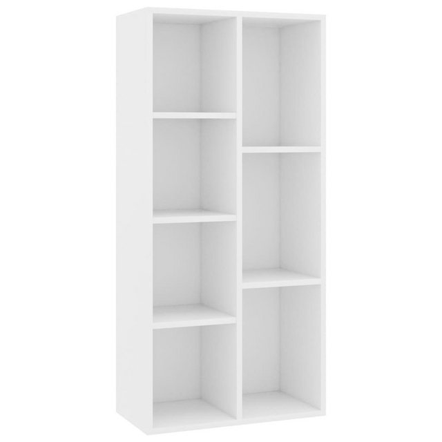 furnicato Bücherregal Weiß 50×25×106 cm Holzwerkstoff, 1-tlg. günstig online kaufen