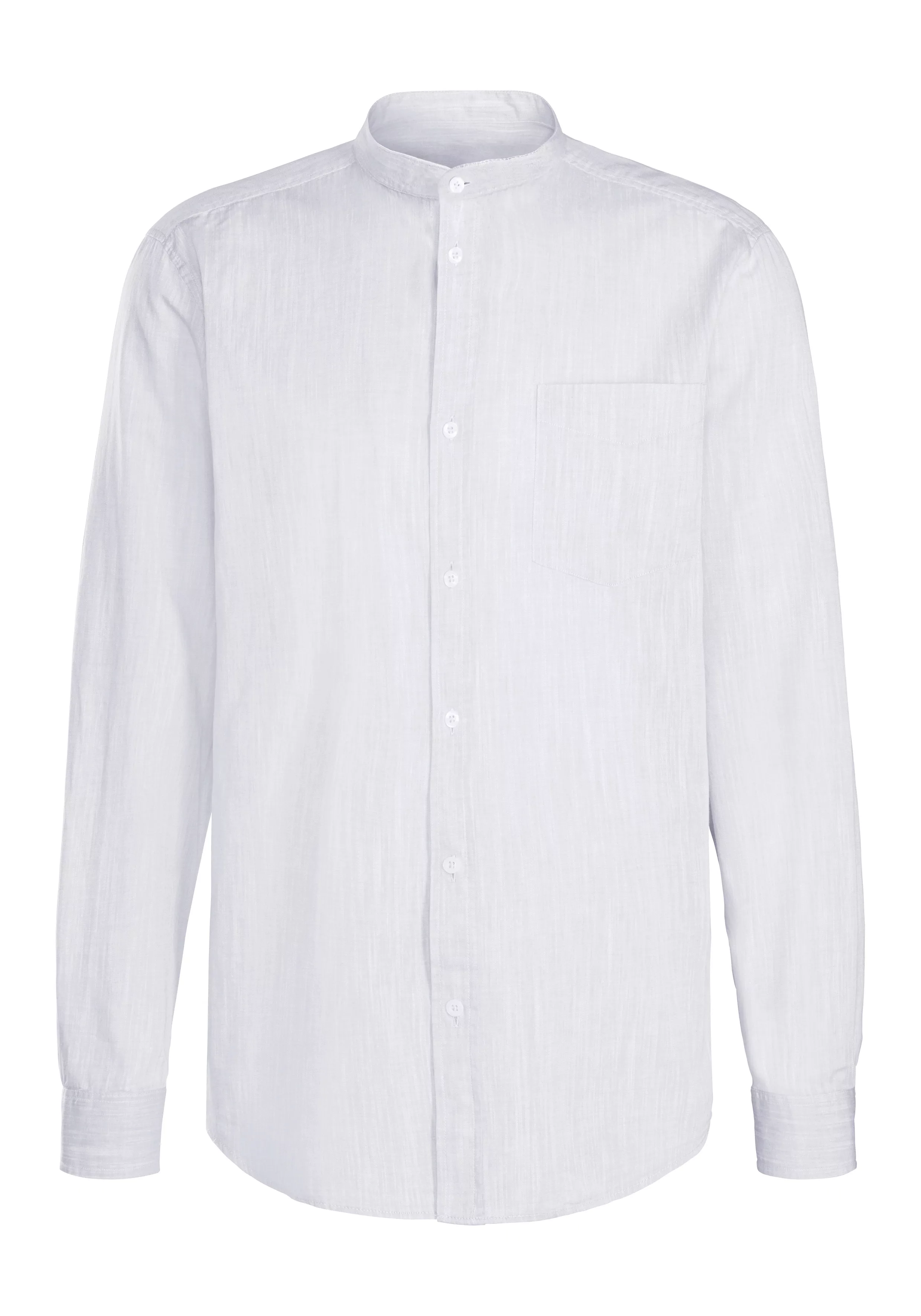 H.I.S Langarmhemd Regular Fit, Stehkragenhemd mit Brusttasche, reine Baumwo günstig online kaufen