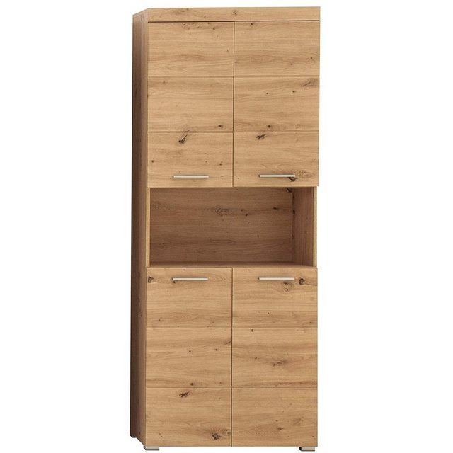 trendteam Hochschrank Badezimmerschrank Schrank Badmöbel Badezimmer Asteich günstig online kaufen