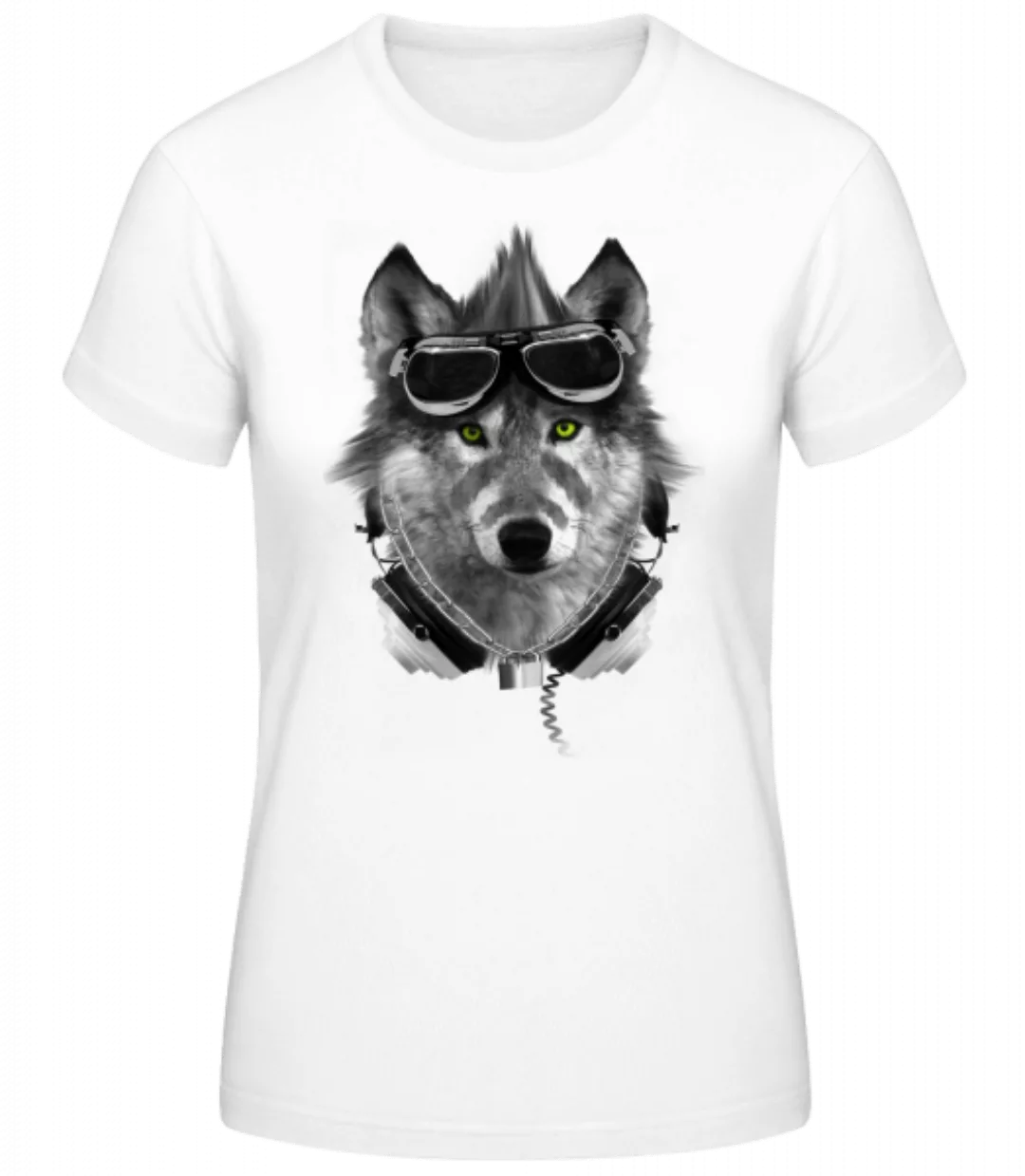 Biker Wolf · Frauen Basic T-Shirt günstig online kaufen