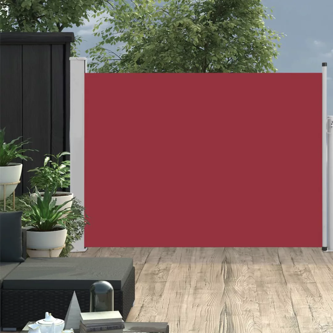 Ausziehbare Seitenmarkise 120×500 Cm Rot günstig online kaufen