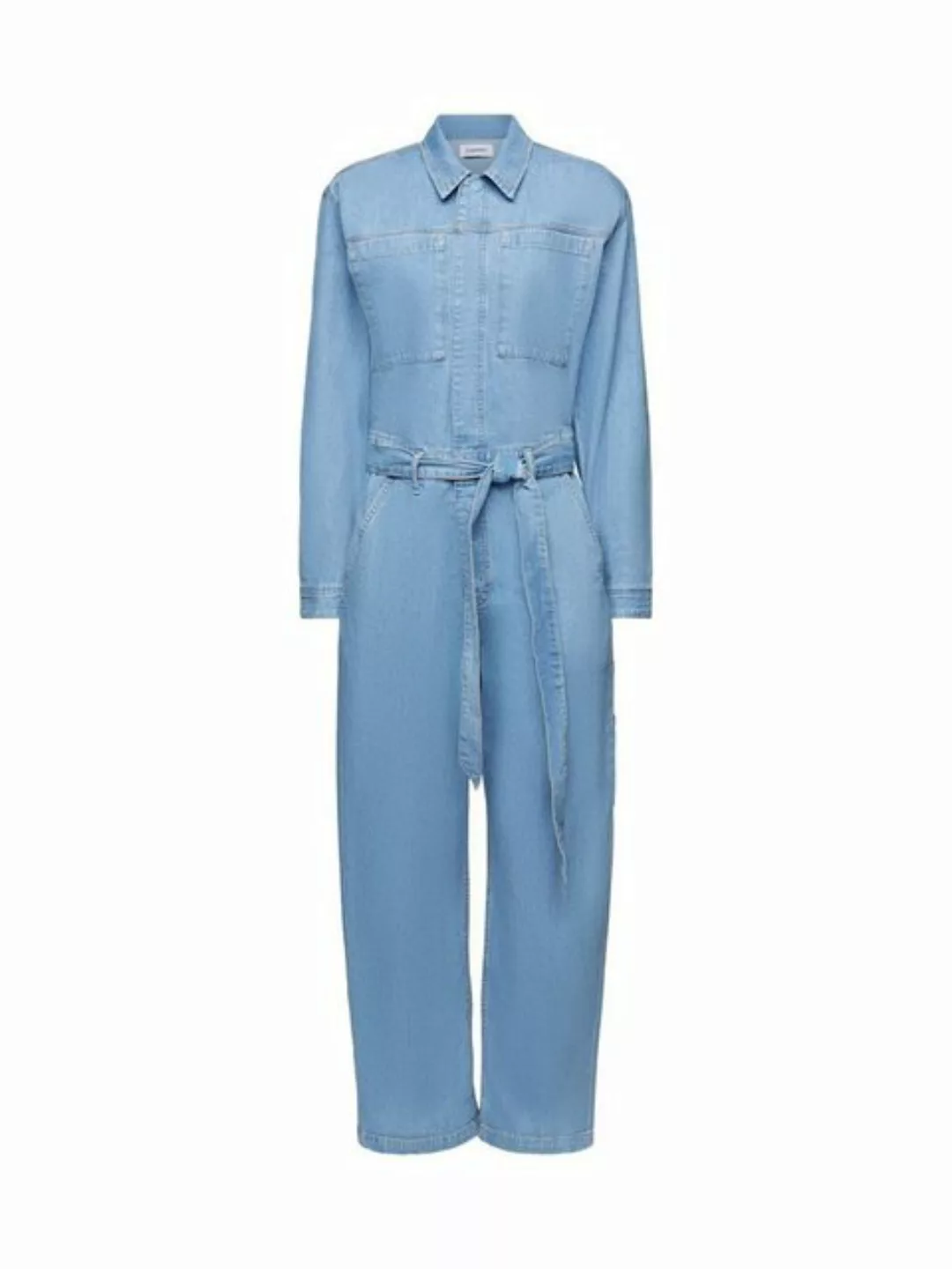 Esprit Overall Jeans-Jumpsuit mit Gürtel günstig online kaufen