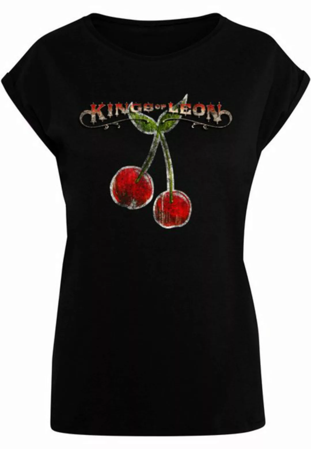Merchcode T-Shirt Merchcode Damen Ladies Kings Of Leon - Cherries T-Shirt ( günstig online kaufen