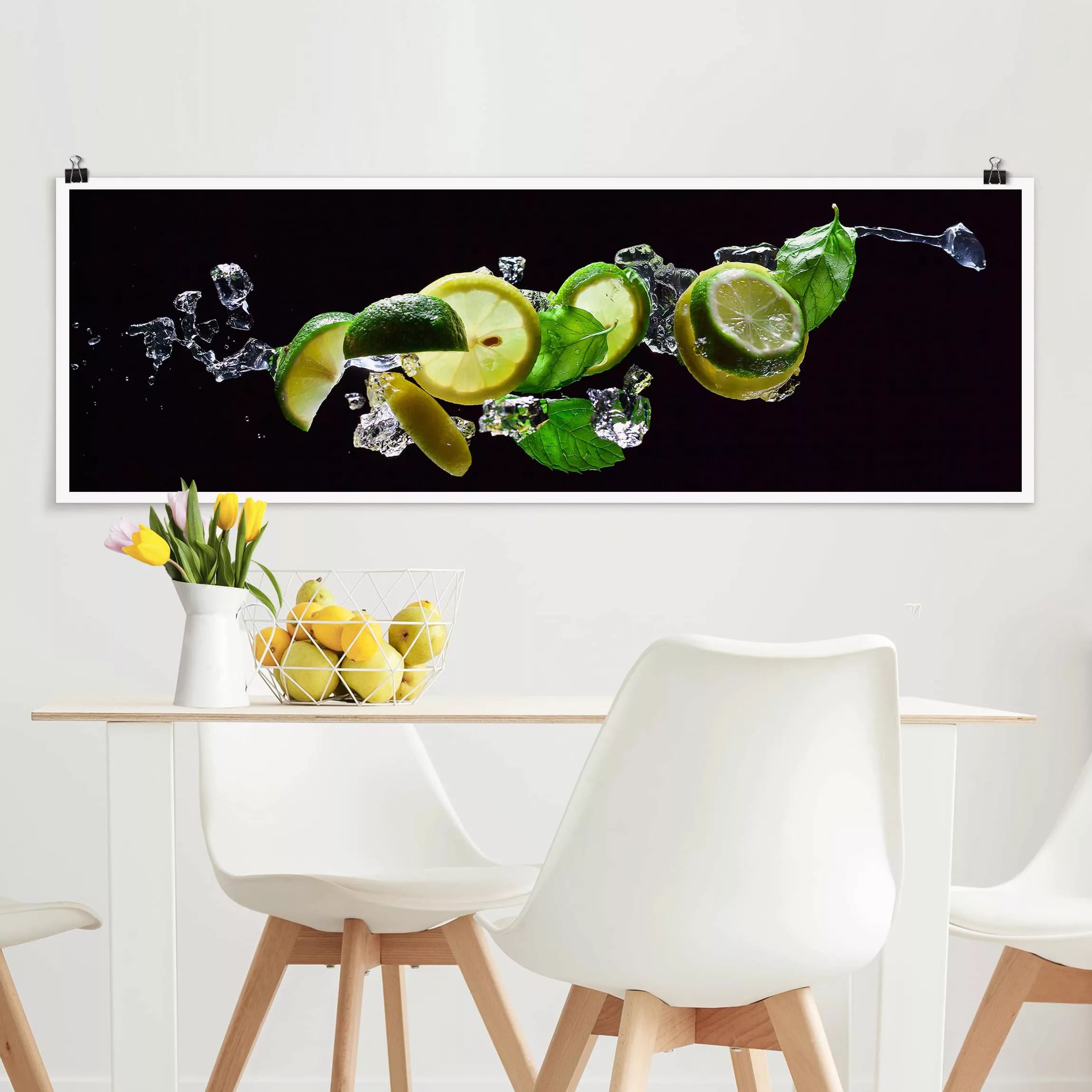 Panorama Poster Küche Mojito Zutaten günstig online kaufen