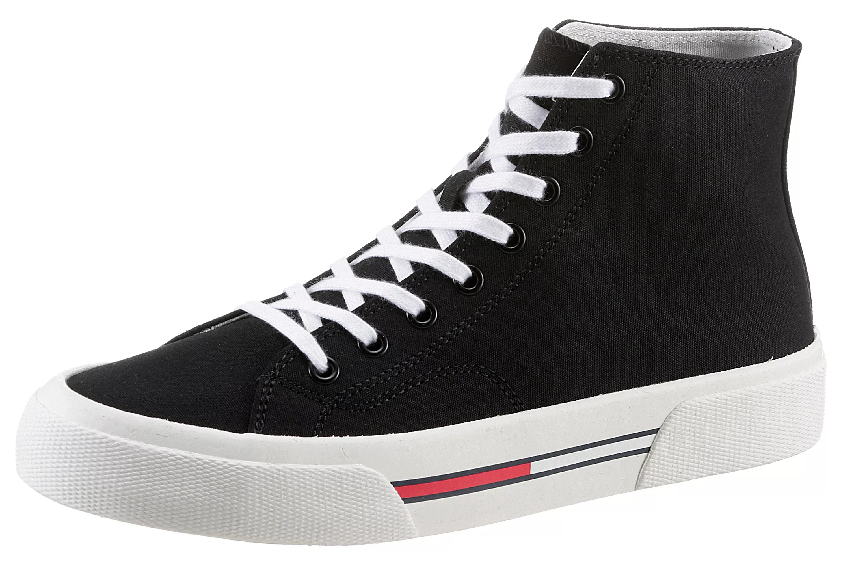 Tommy Jeans Sneaker "TOMMY JEANS MID CANVAS COLOR", mit Used-Laufsohle mit günstig online kaufen