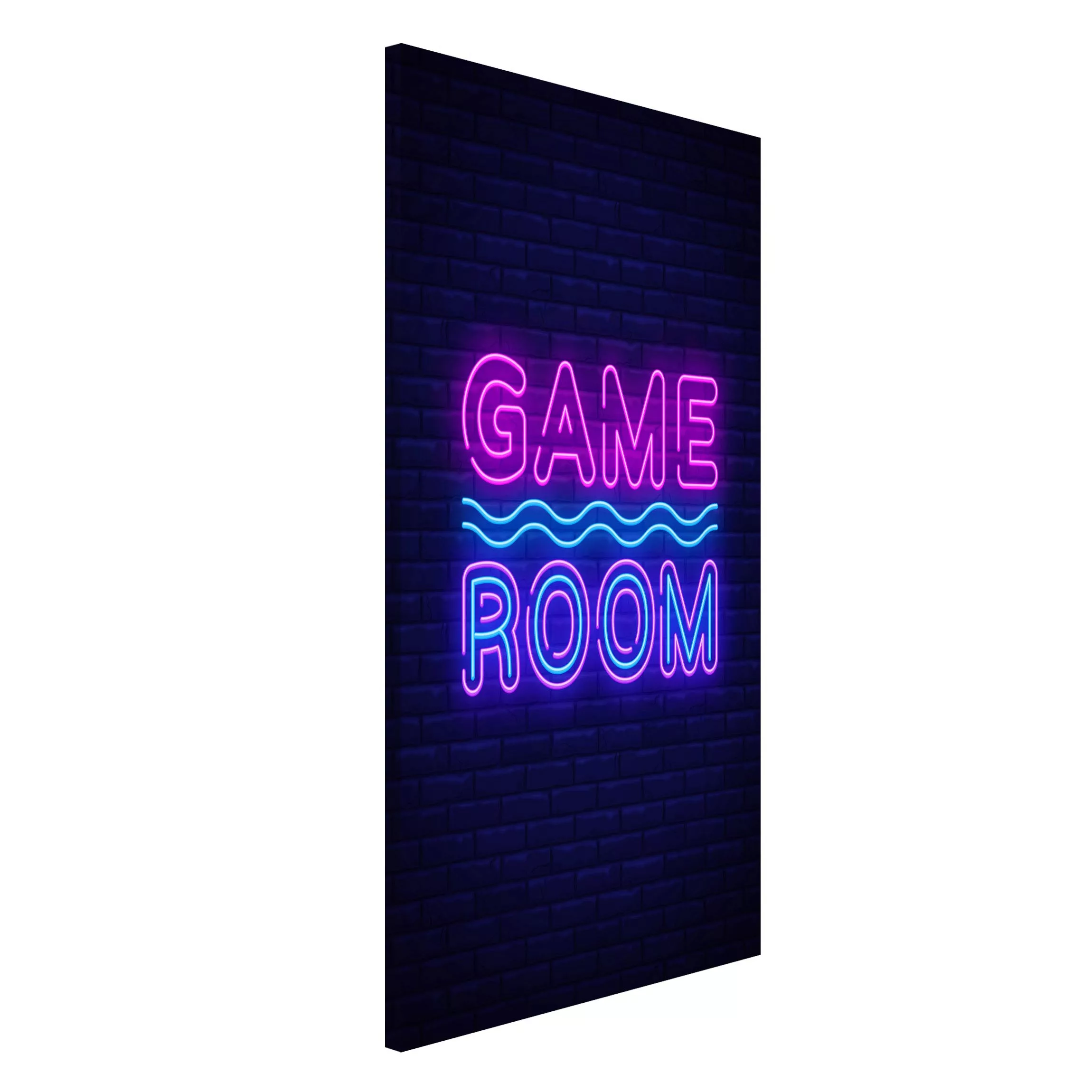 Magnettafel Neon Text Game Room günstig online kaufen