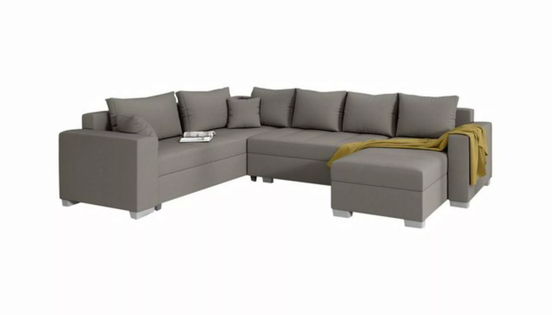 99rooms Wohnlandschaft Aterno, U-Form, Sofa, Bonellfederkern günstig online kaufen