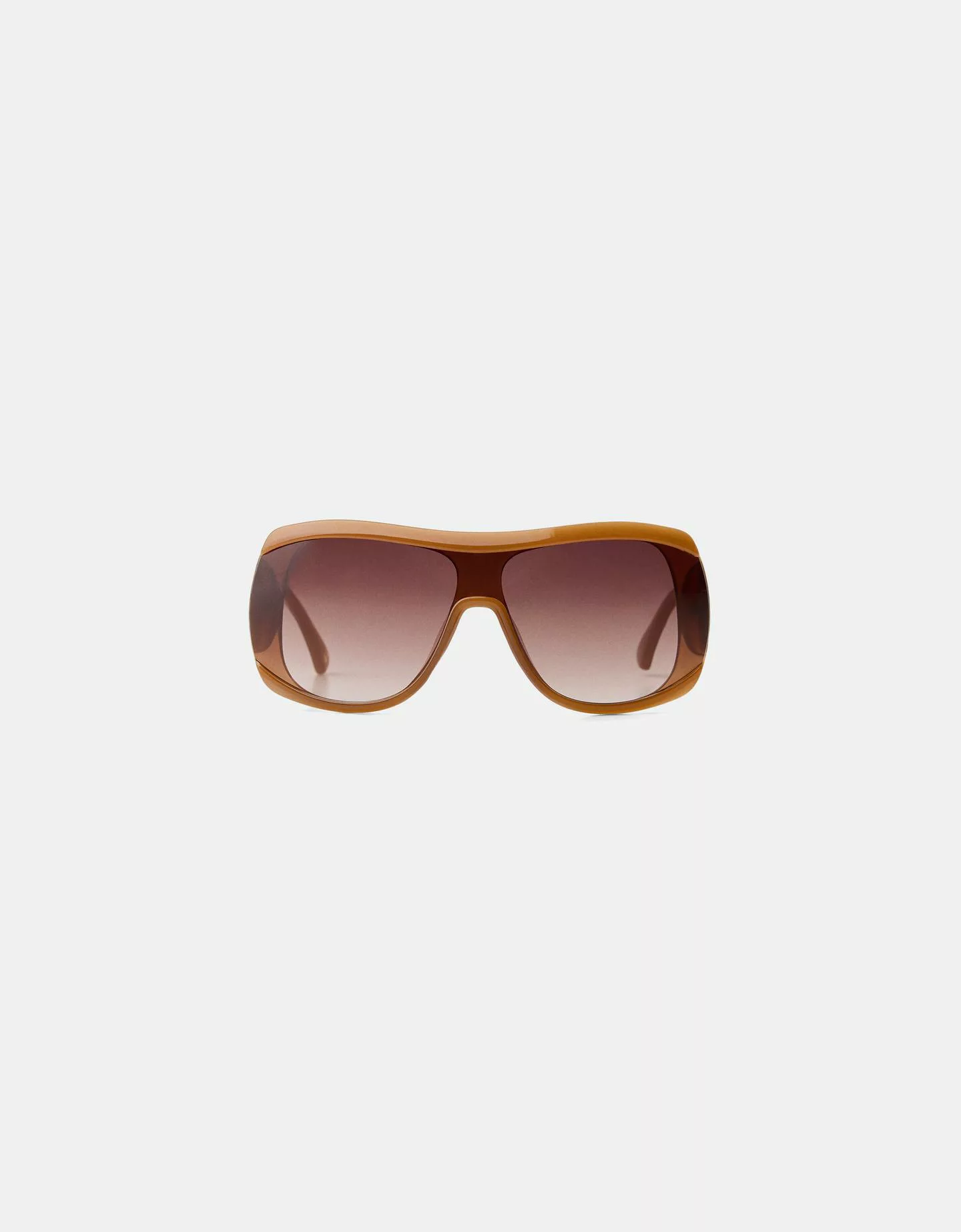 Bershka Retro-Sonnenbrille Damen Braun günstig online kaufen