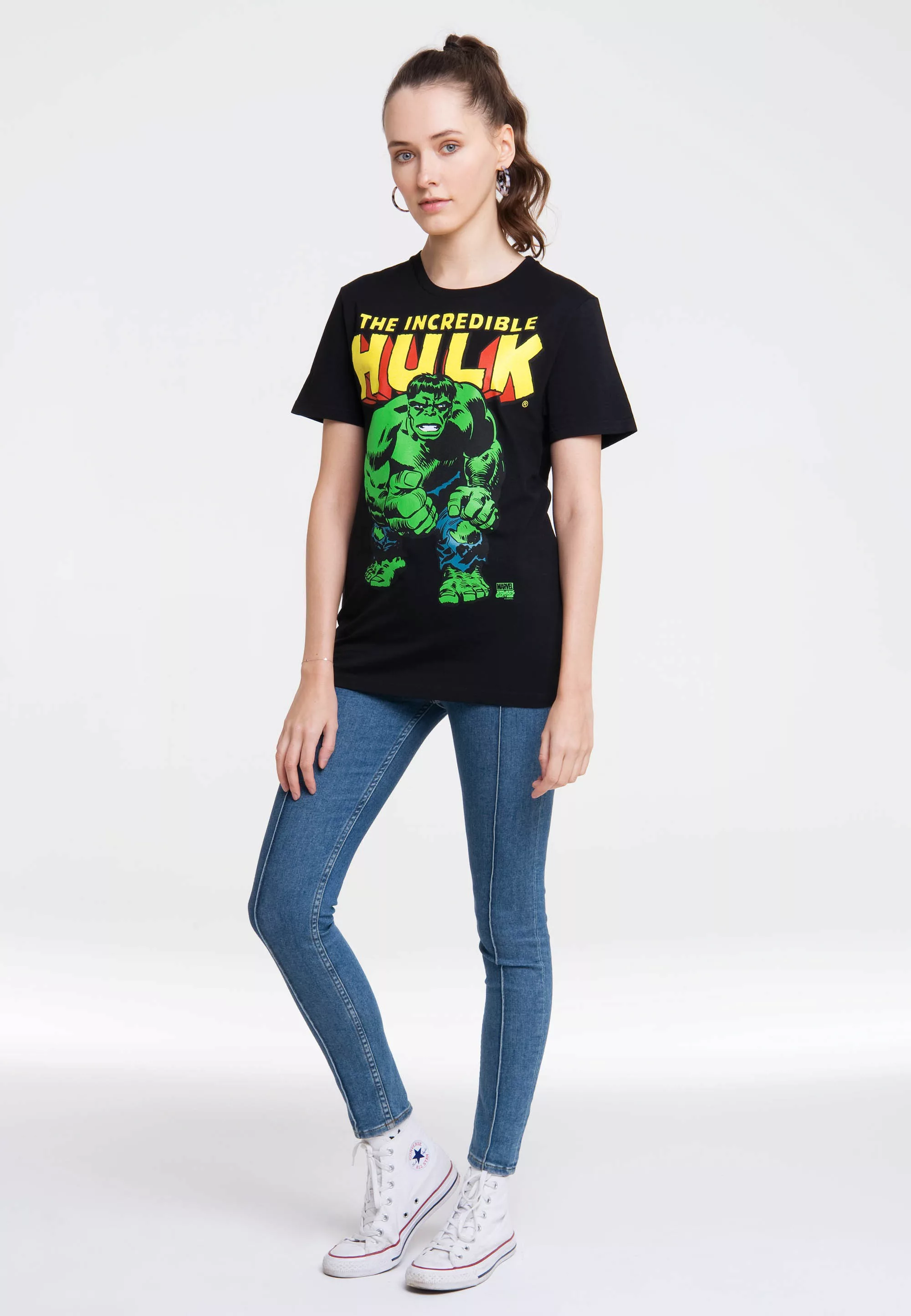 LOGOSHIRT T-Shirt "Marvel Comics", mit großem Hulk-Print günstig online kaufen