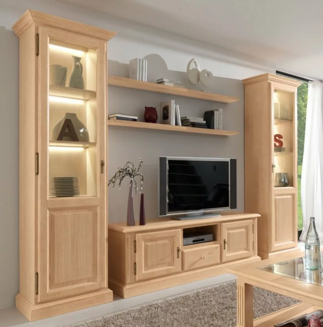 Casamia Schrank-Set Wohnwand Wohnzimmer Schrank Set Casapino 5-teilig Massi günstig online kaufen