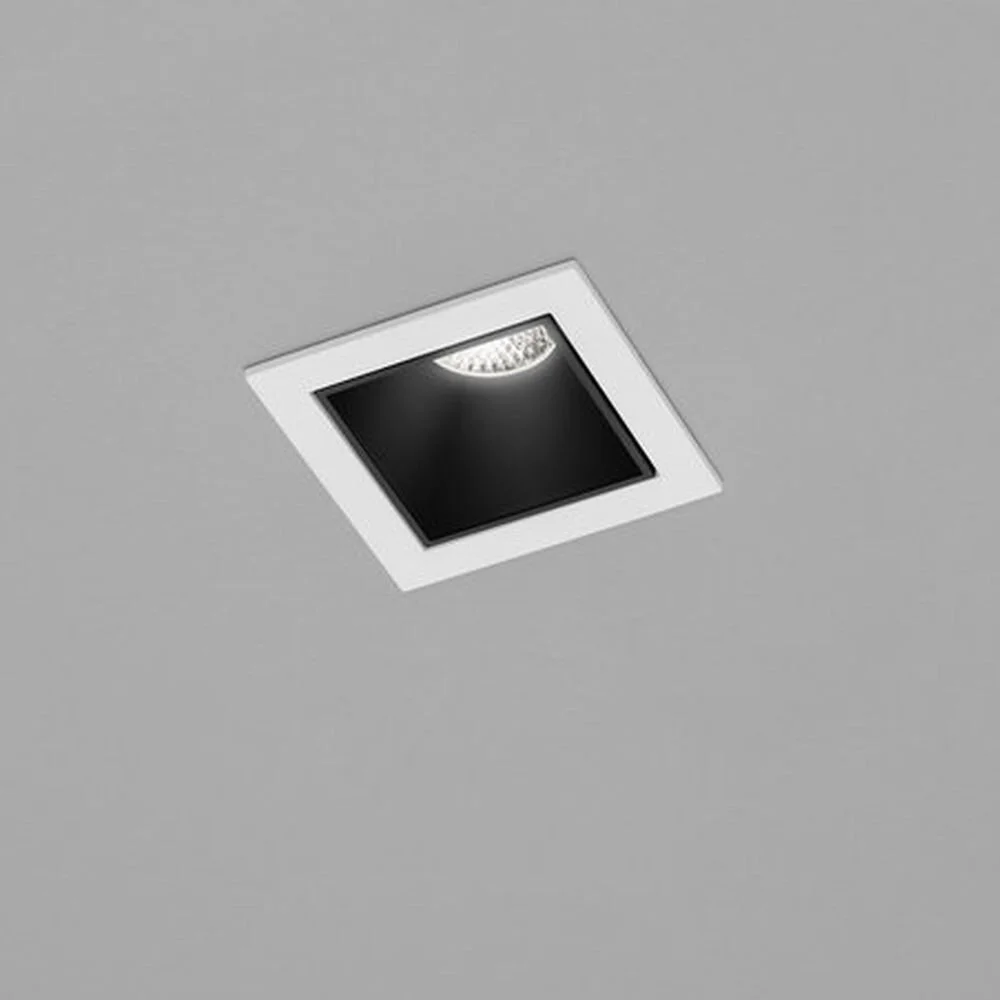 LED Deckeneinbaustrahler Pic in Weiß und Schwarz 8W 550lm eckig 4000K günstig online kaufen