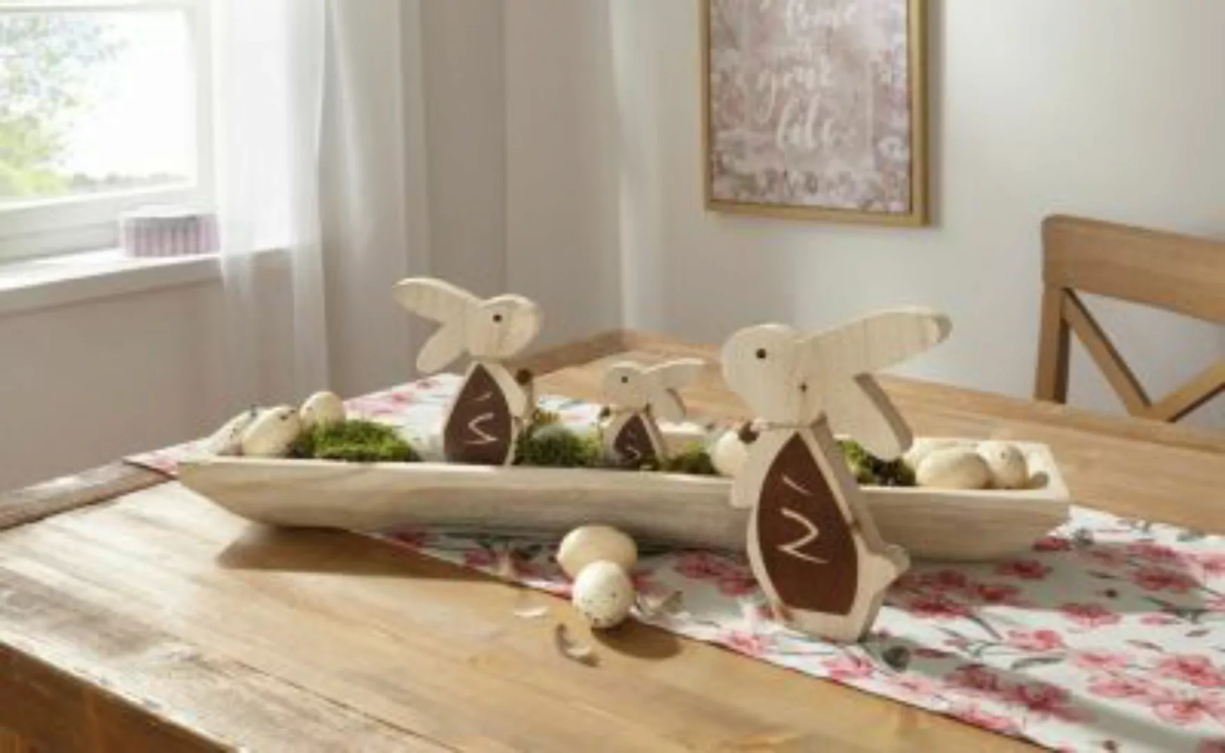 HOME Living Schale Wood Dekoschalen braun günstig online kaufen