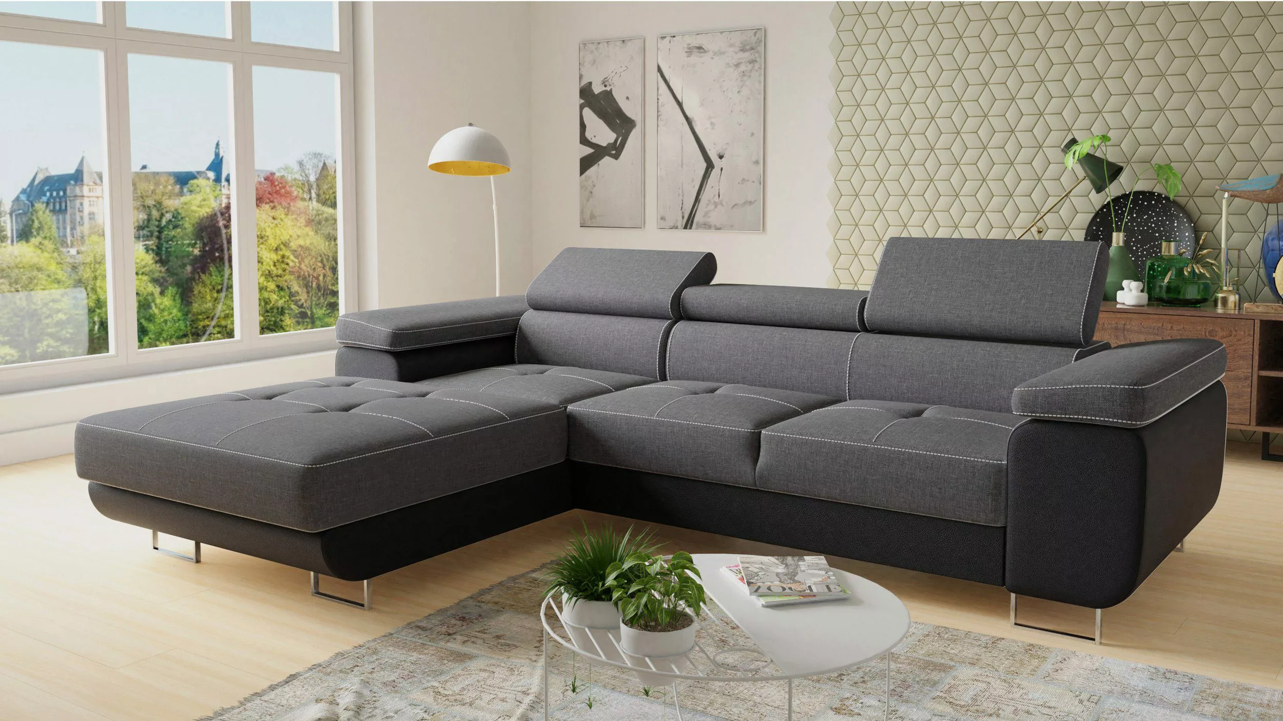 Sofnet Ecksofa Divo, mit Schlaffunktion und günstig online kaufen
