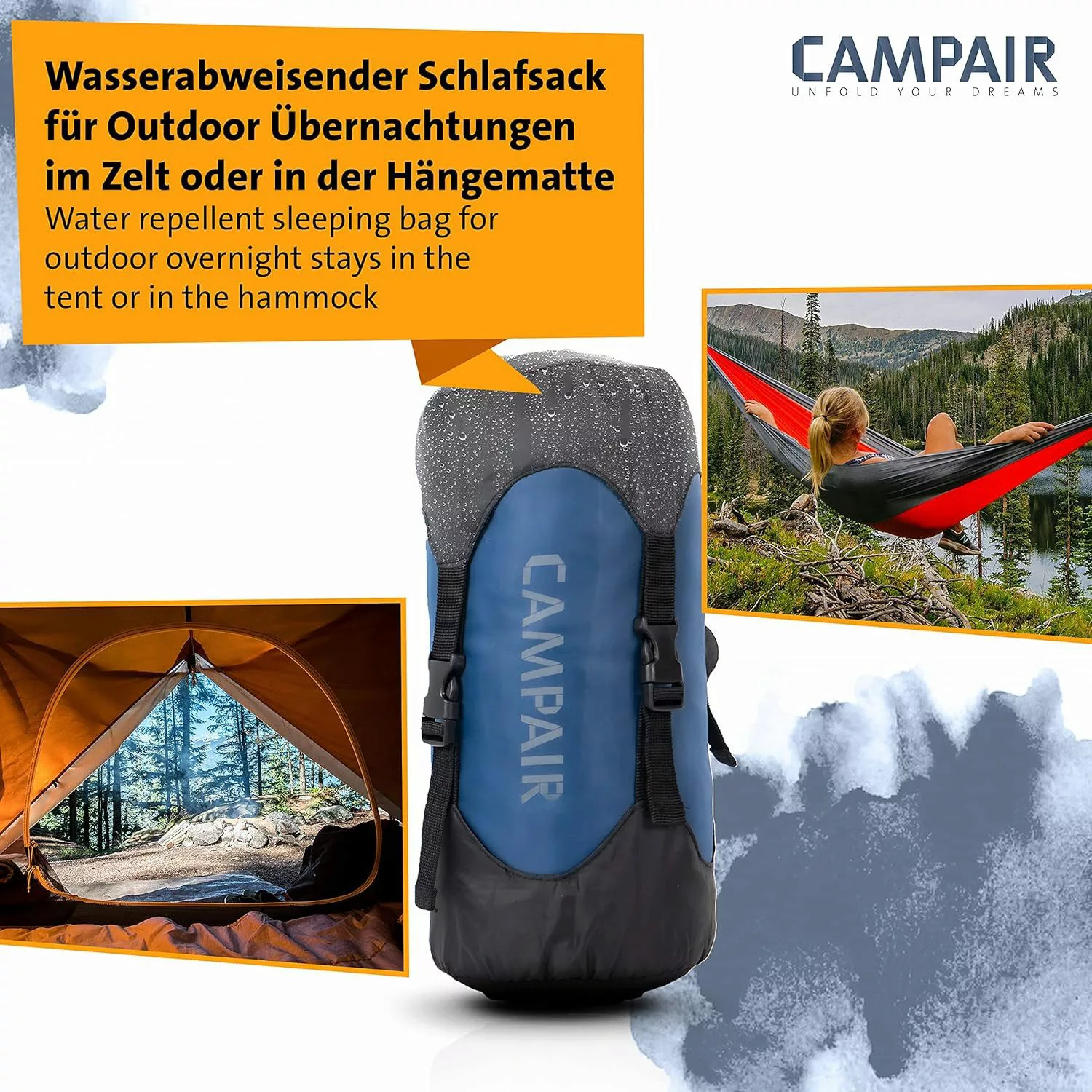 CAMPAIR Deckenschlafsack, Camping Camper Decke Packsack günstig online kaufen