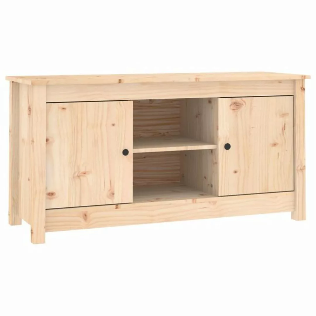 furnicato TV-Schrank 103x36,5x52 cm Massivholz Kiefer (1-St) günstig online kaufen