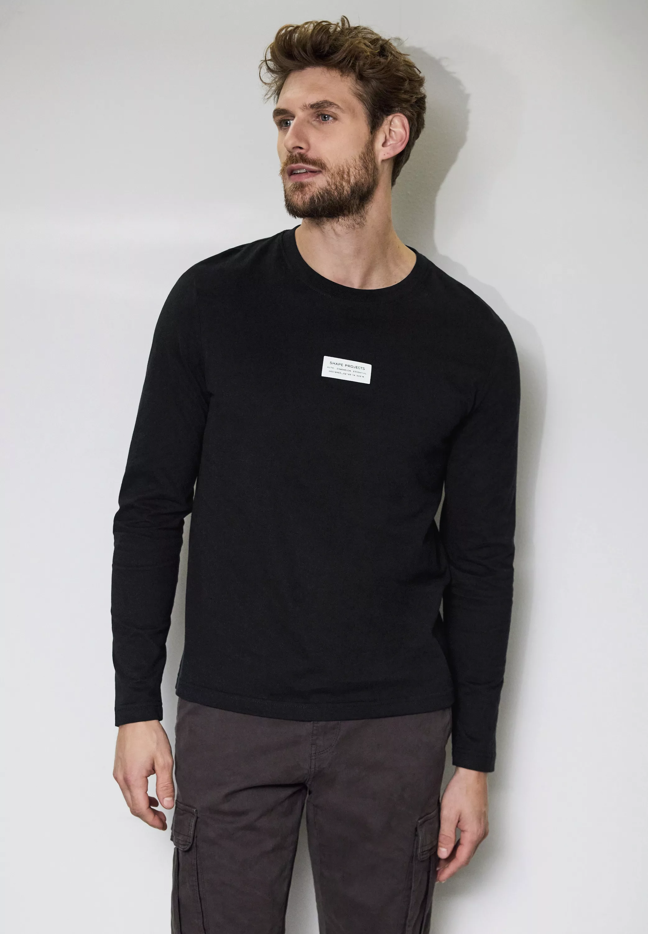 STREET ONE MEN Langarmshirt, aus reiner Baumwolle günstig online kaufen